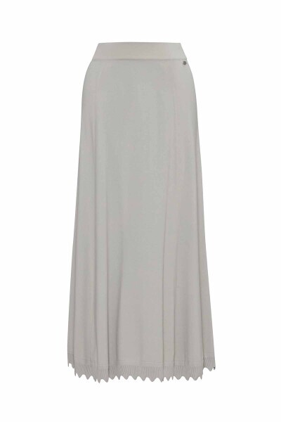 Knitted Skirt with Hem Slice - 2