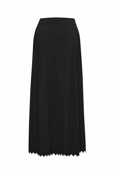 Knitted Skirt with Hem Slice - MISS DALIDA (1)