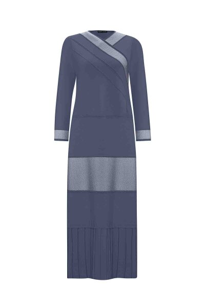 V Yaka Triko Bullet Elbise 