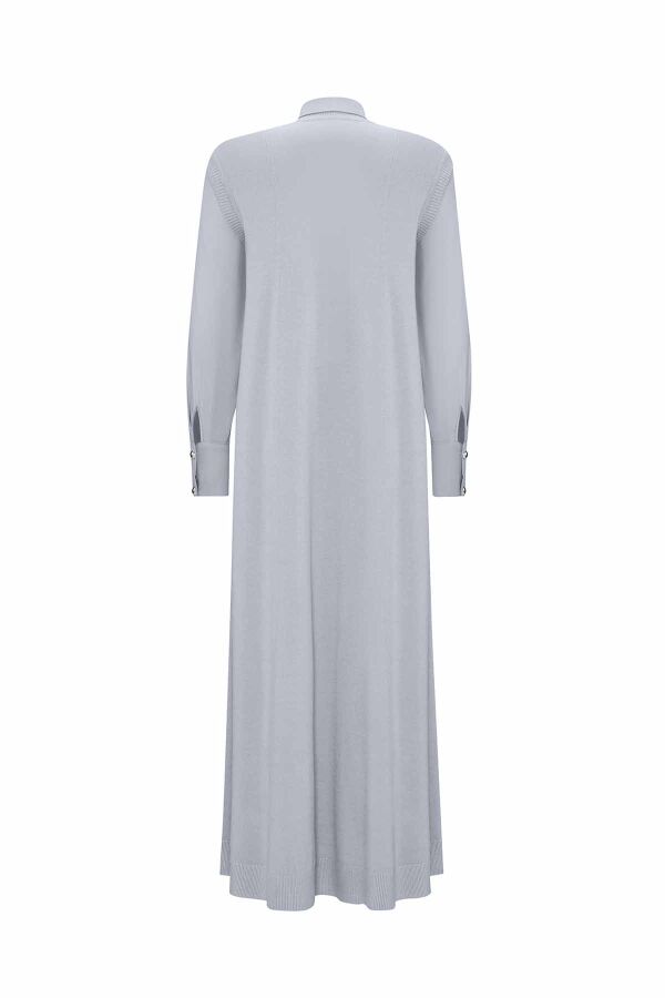 V Neck Knitted Sleeveless Dress - 2