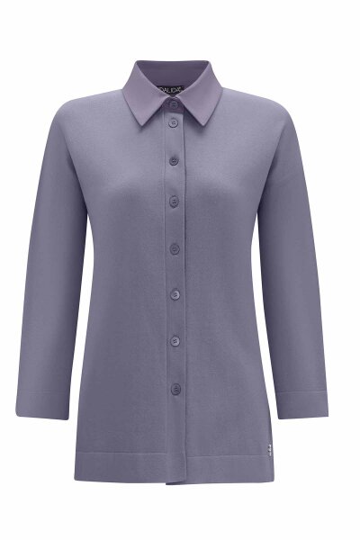 T25PF-6004 Gömlek Yaka Triko Tunik BULLET - 1