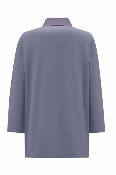 T25PF-6004 Gömlek Yaka Triko Tunik BULLET - 2