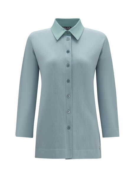 T25PF-6004 Gömlek Yaka Triko Tunik ÇAĞLA - 1