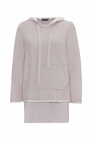 T25PF-6005 Kapüşonlu Triko Tunik STONE - 1