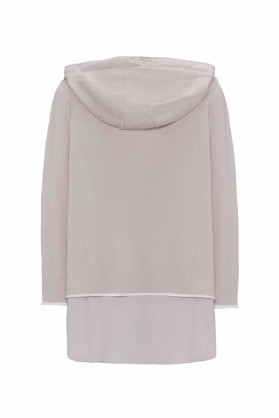 T25PF-6005 Kapüşonlu Triko Tunik STONE - 2