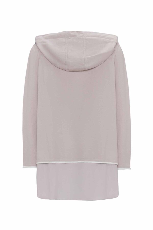 Kapüşonlu Triko Stone Tunik - 2