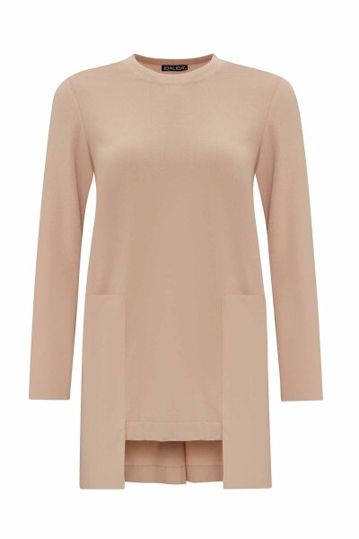 Poplin Cepli Triko Camel Tunik 