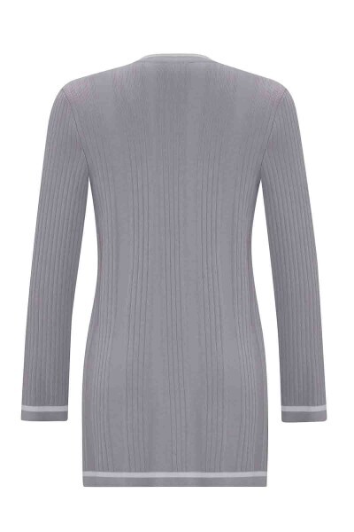 T25PF-6011 Fitilli Triko Tunik 1381-DARK GREY - MISS DALIDA (1)