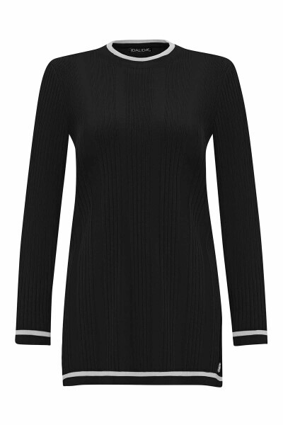Ribbed Knit Tunic - 1