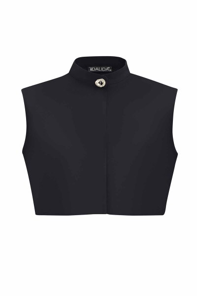 Yanları Yırtmaçlı Triko Siyah Tunik - 3