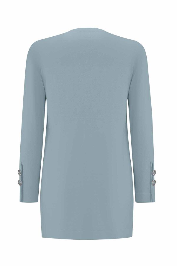 Yanları Yırtmaçlı Triko Küf Tunik - 2