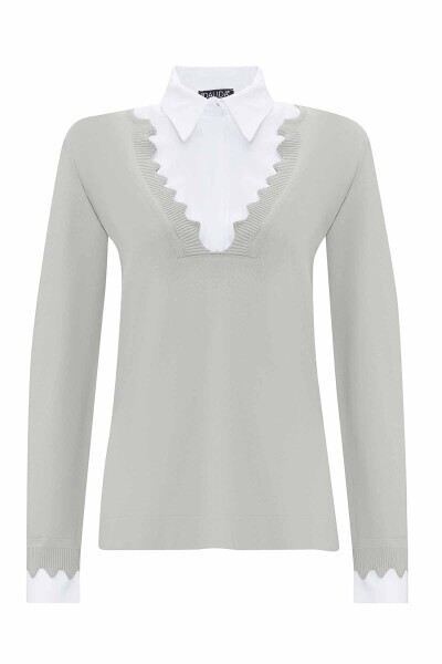 Kısa Kollu Triko Smoke Tunik 