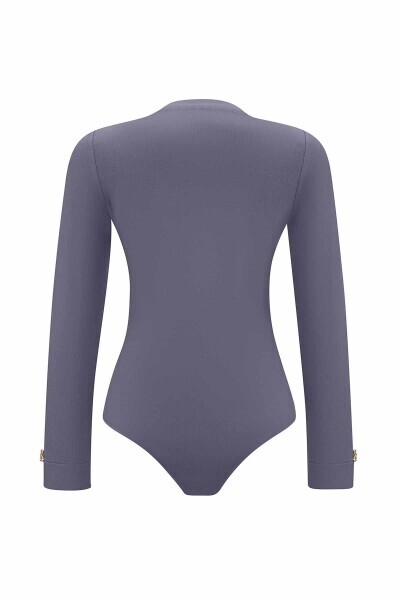 Touch Me Yuvarlak Yaka Bullet Bodysuit - 2
