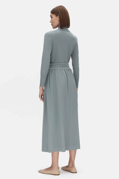 Touch Me Dik Yaka Yeşil Bodysuit - 4