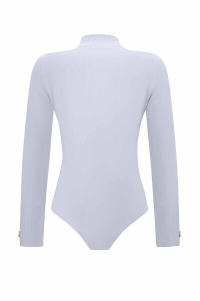 Touch Me Stand Collar Bodysuit - 2