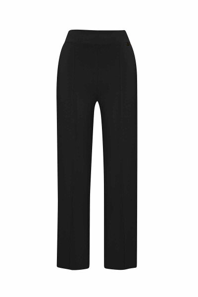 T25PF-7000 Dar Paça Triko Pantolon BLACK - 4