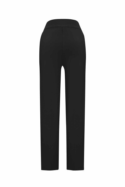 T25PF-7000 Dar Paça Triko Pantolon BLACK - 5