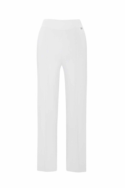 T25PF-7000 Dar Paça Triko Pantolon EKRU 