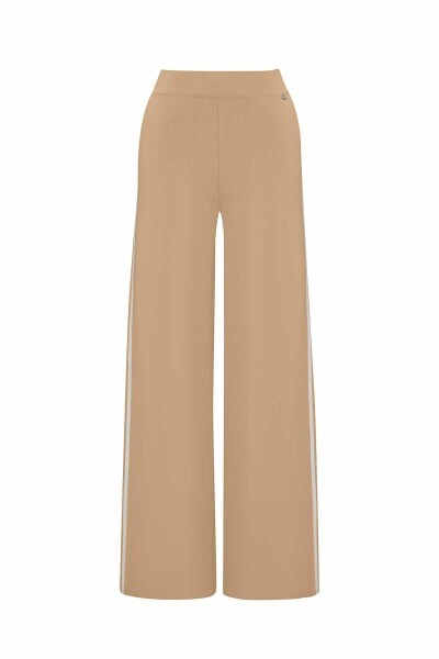 Yanları Beyaz Bol Paça Craft Pantolon 