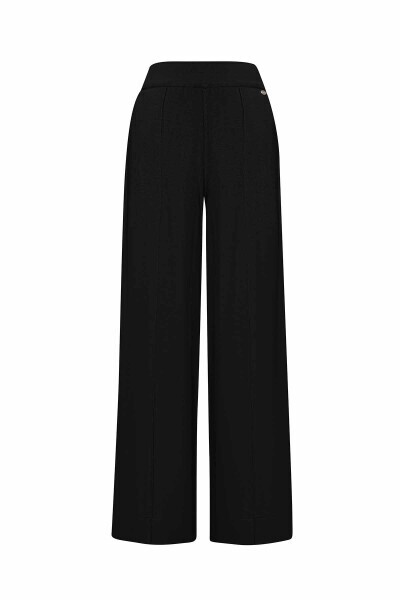 Front Stitched Wide Leg Trousers - 1