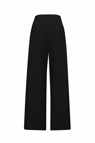 Front Stitched Wide Leg Trousers - 2