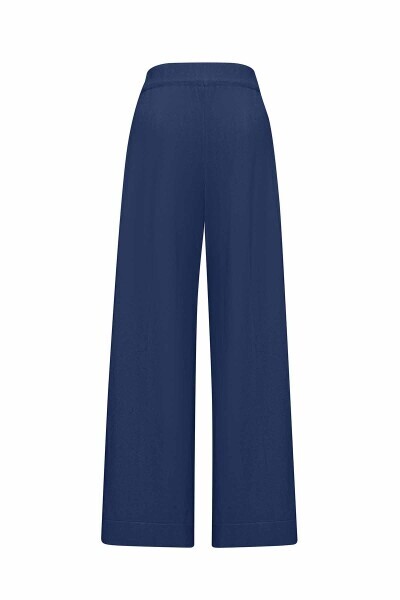 Front Stitched Wide Leg Trousers - 5