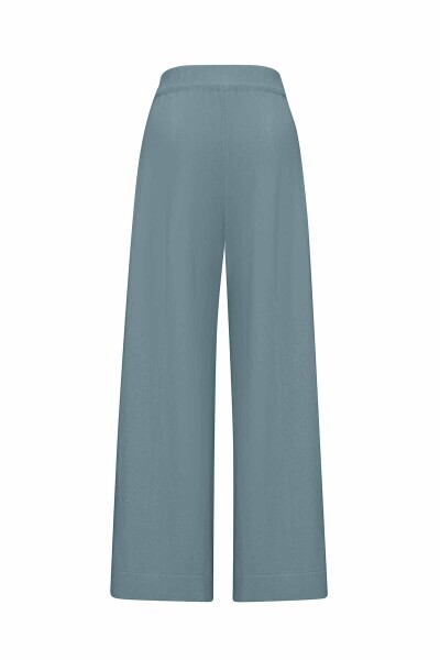 Front Stitched Wide Leg Trousers - 2