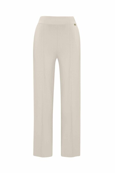 T25PF-7004 Boru Paça Triko Pantolon 1245-STONE - MISS DALIDA