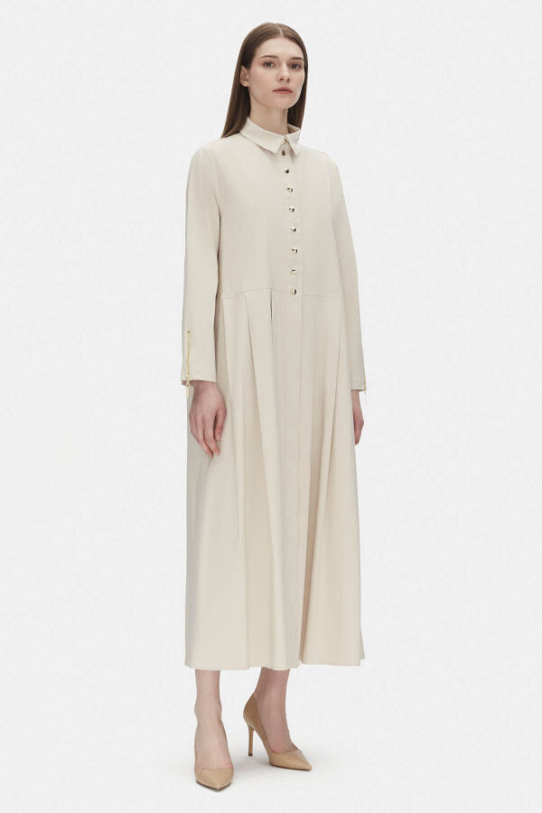 Gömlek Yaka Düğmeli Stone Kap - 2