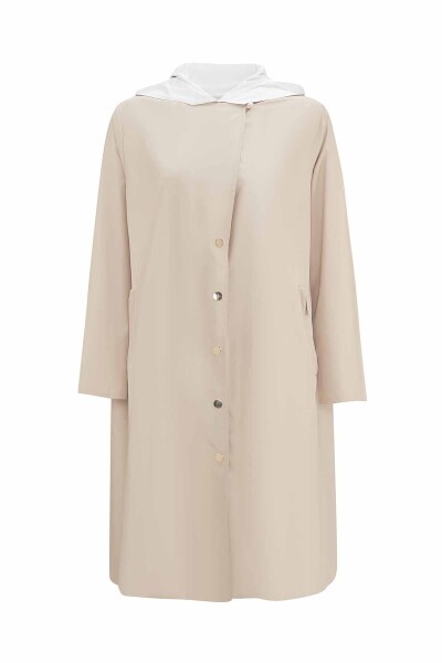 Hafif Yumoş Bej Mont 