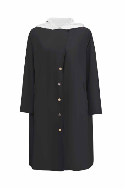 T25PF-8012 Hafif Yumoş Mont BLACK - MISS DALIDA