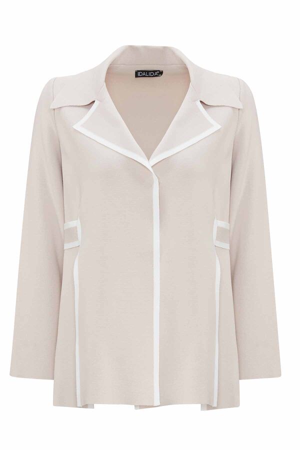 Şerit Çizgili Stone Ceket - 1