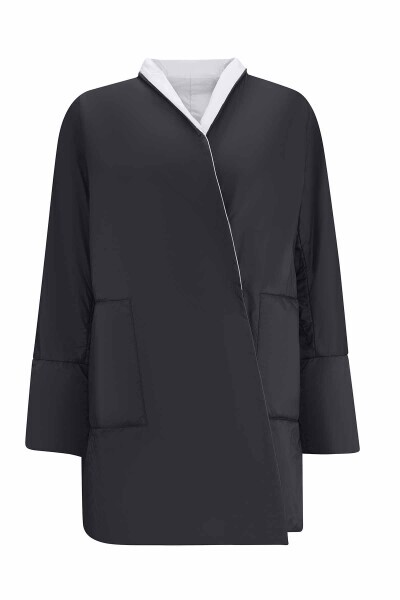 T25PF-8206 Yandan Cepli Yumos Mont BLACK - 1