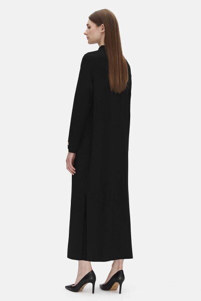 Double Breasted Buttoned Long Cardigan - 3