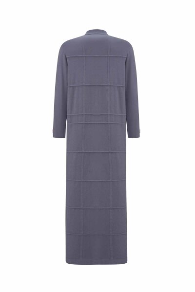 Shirt Collar Long Knitted Cardigan - MISS DALIDA (1)