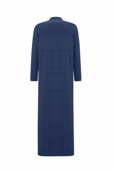 Shirt Collar Long Knitted Cardigan - MISS DALIDA