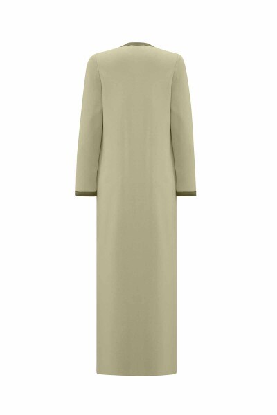 T25PF-9008 Dört Cepli Triko Hırka 1278-OLIVE - MISS DALIDA (1)