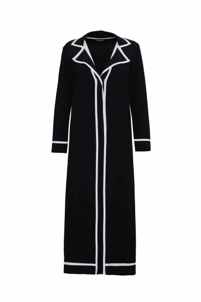 Men's Collar Long Knitted Cardigan - MISS DALIDA