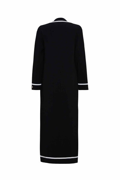 Men's Collar Long Knitted Cardigan - MISS DALIDA (1)