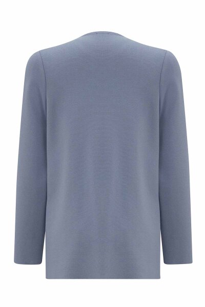 T25PF-9203 Kruvaze Düğmeli Kısa Hırka 1270-BULLET - 2