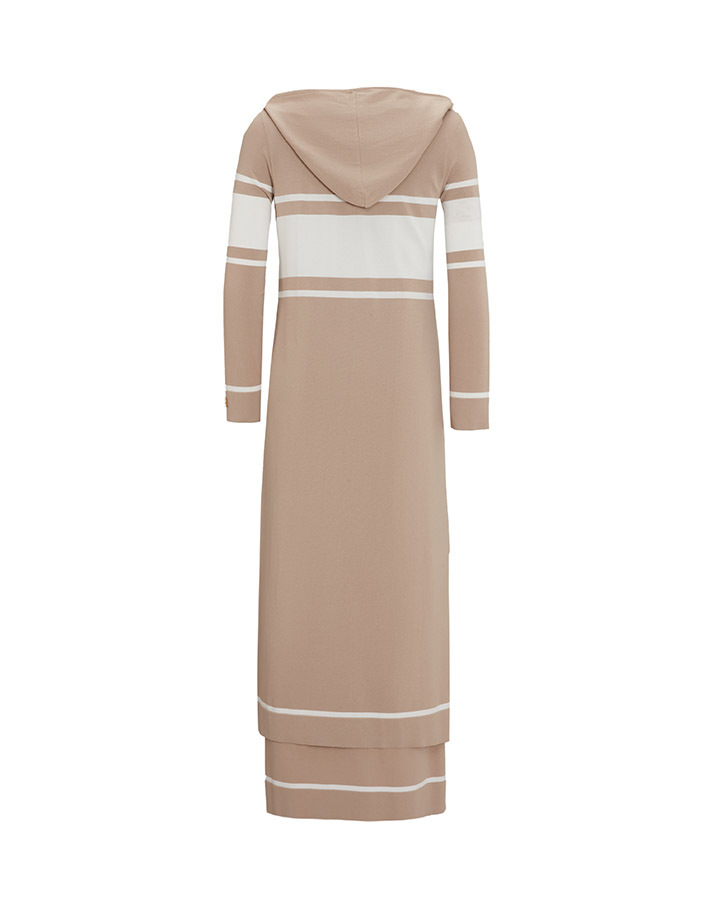T25Y-0002 Zippered Cardigan Dress Set - 7