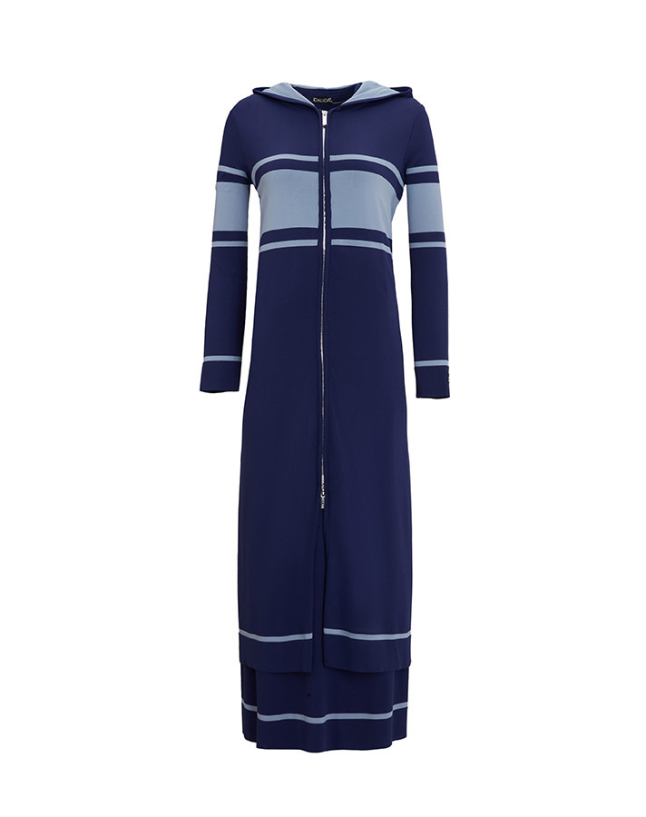 T25Y-0002 Zippered Cardigan Dress Set - 8