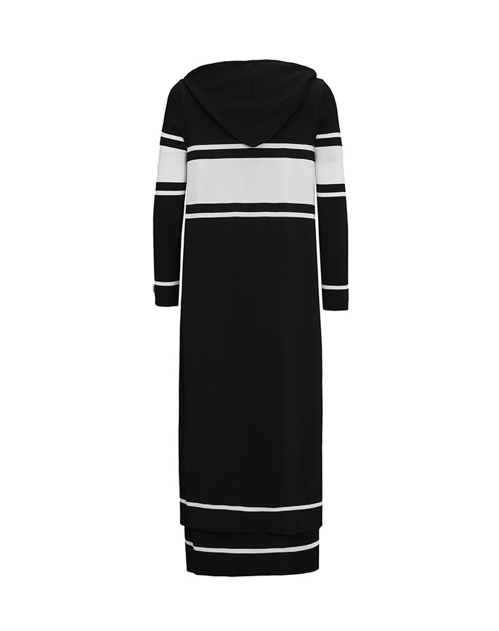 T25Y-0002 Zippered Cardigan Dress Set - 13