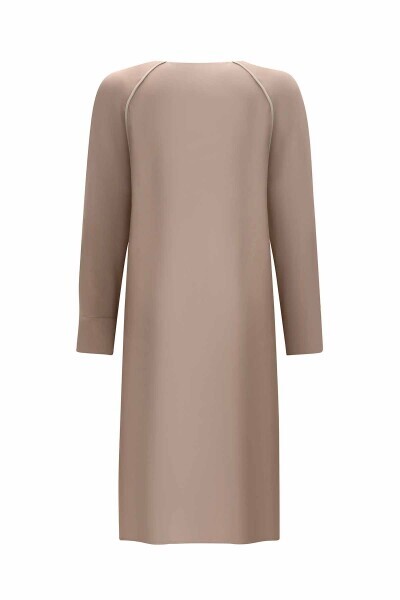 Triko Tiktaklı Cupro Vizon Takım - 4