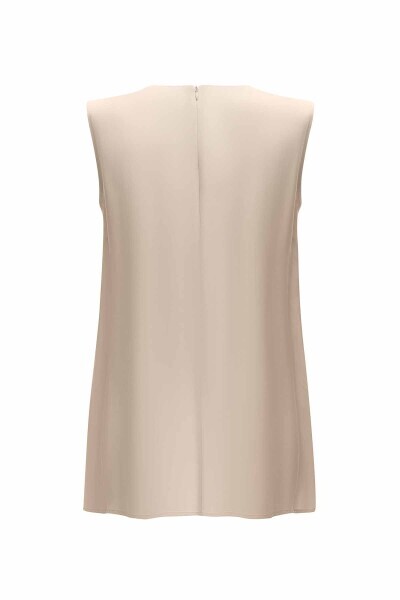 Triko Tiktaklı Cupro Taş Rengi Takım - 4