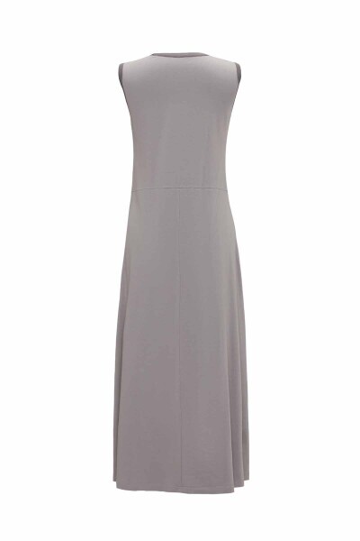 Kapişon Detaylı Cupro Antrasit Takım - 4