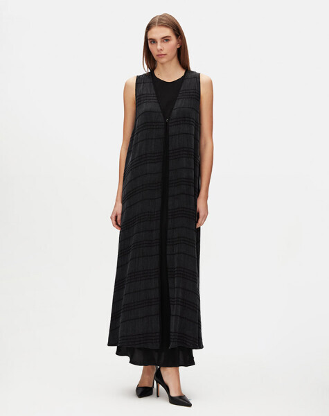 Jacquard Cupro Vest with Aghraf Closure - MISS DALIDA