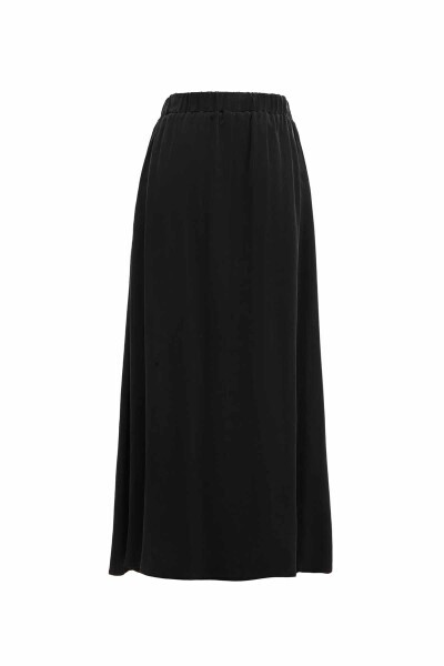 Buttoned Front Cupro Skirt - 7