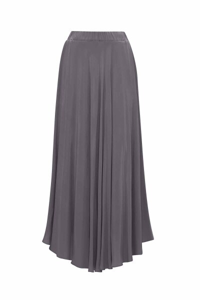 Bias Cut Cupro Flared Skirt - 4