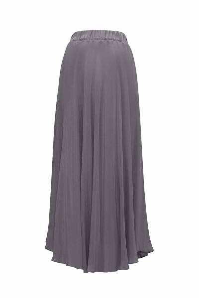 Bias Cut Cupro Flared Skirt - 5